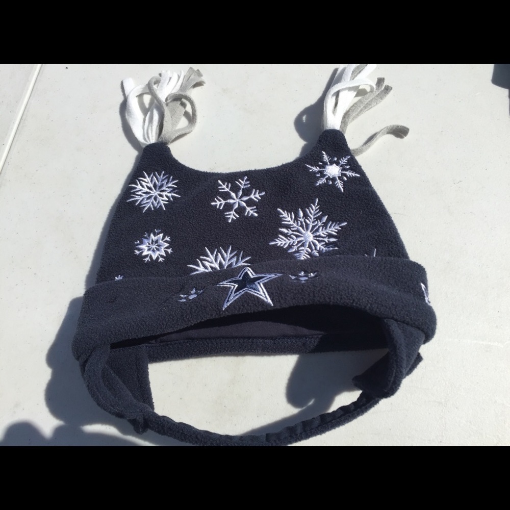 Baby Dallas Cowboys New Era Snow Day Fleece Cap